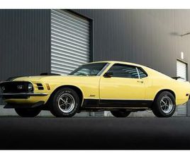 FORD MUSTANG MACH 1 FORD MUSTANG MACH I 2-DOOR SPORTS - 1970