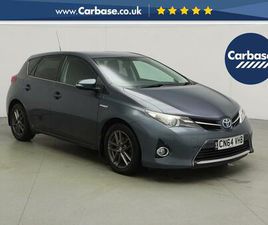 TOYOTA AURIS 2014 - 1.8 VVT-H ICON PLUS HATCHBACK 5DR PETROL HYBRID CVT EURO 5 (START/STOP) (136 PS)
