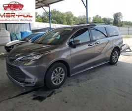 TOYOTA SIENNA XLE 2023 2.5L 2.5 HYBRYDA 245KM