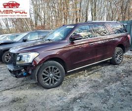 FORD EXPEDITION MAX LIMITED 2021 3.5L 3.5 BENZYNA 375KM