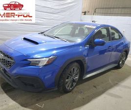 SUBARU WRX 2023 2.5L 2.5 BENZYNA 271KM
