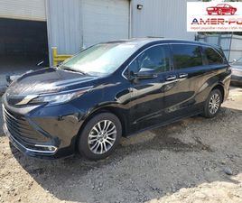 TOYOTA SIENNA TOYOTA SIENNA 2022, 2.5L, 4X4, XLE, OD UBEZPIECZALNI