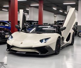 LAMBORGHINI AVENTADOR ROADSTER SV LAMBORGHINI AVENTADOR SV ROADSTER 750CV A ENCAMP