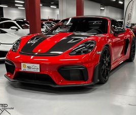 PORSCHE 718 BOXSTER SPYDER RS PORSCHE 718 SPYDER RS WEISSACH 500CV NOU A ENCAMP