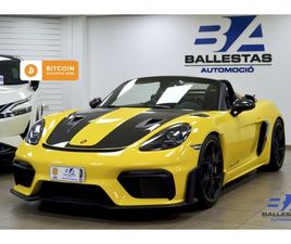PORSCHE 718 BOXSTER SPYDER RS PORSCHE 718 SPYDER RS WEISSACH + PCCB A ORDINO