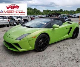 LAMBORGHINI GALLARDO SPYDER LP560 4 LAMBORGHINI GALLARDO 2013 R., 5,2L 4X4 SPYDER 5.2 BENZYNA 560KM