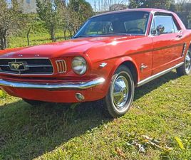 FORD MUSTANG V8 4.7L 289CU - 1965 JANEIRO/80