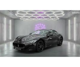 MASERATI GRANTURISMO S 4.7 460CH BVR F1 FACELIFT / COULEUR NERO CARBONIO / SECONDE MAIN / PACK CARBONE / PACK ÉLECTRIQUES / PACK ALCANTARA / SIÈGES CHAUFFANTS /