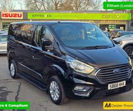 FORD TOURNEO CUSTOM 2019 FORD TOURNEO CUSTOM INDEPENDENCE TOURNEO AUTOMATIC ALLIED MOBILITY 2.0 EBL 130 RE, 19,548 MI...