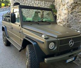 MERCEDES CLASSE G G 230 CUSTOM ARMY CABRIO 230 ONE IN THE WORLD !