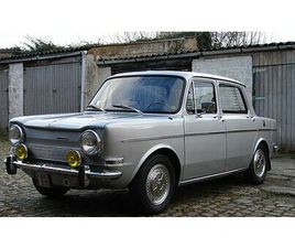 SIMCA 1000 1975 SIMCA 1000 ARGENT MANUEL, 4 VITESSES CONDUITE À GAUC...