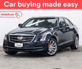USED 2017 CADILLAC ATS LUXURY AWD W/APPLE CARPLAY & ANDROID AUTO, HEATED FRONT SEATS, BACKUP CAM