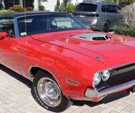 DODGE CHALLENGER CONVERTIBLE SHAKER 1970 DODGE CHALLENGER MATCHING 383 N-CODE, SHAKER HOOD, PS, RALLYE PKG