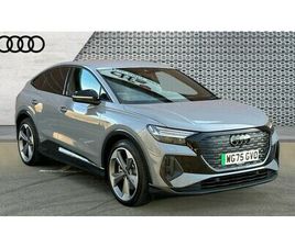 AUDI Q4 SPORTBACK E-TRON 45 AUDI Q4 AUDI Q4 E-TRON SPORTBACK 210KW 45 82KWH BLACK EDITION 5DR AUTO