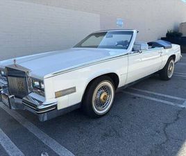CADILLAC ELDORADO CABRIOLET 1984 CADILLAC ELDORADO BIARRITZ CONVERTIBLE - RARE WHITE ON WHITE/BLUE