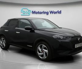 DS DS 3 CROSSBACK 1.2 PURETECH PERFORMANCE LINE + CROSSBACK 5DR PETROL EAT8 EURO 6 (S/S) (130 PS) 18'' ALLOY SUV 2023, 58520 MILES, £11400 - 33000358 - EXCHANGE