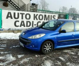 PEUGEOT 206 206+ STAN BARDZO DOBRY, INSTALACJA GAZOWA.