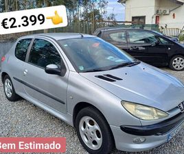 PEUGEOT 206 1.1 I ESTIMADO ( VIATURA NACIONAL ) FEVEREIRO/02