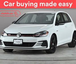VOLKSWAGEN RABBIT GTI USED 2019 VOLKSWAGEN GOLF GTI RABBIT W/ APPLE CARPLAY, HEATED FRONT SEATS, REARVIEW CAM