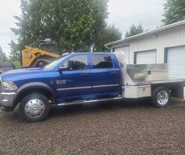 RAM TRUCKS RAM 5500 2017 RAM 5500 FLATBED MANUAL G56 W/ SNOW PLOW