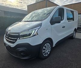 RENAULT TRAFIC 2.0L DCI 120CH / 6 PLACES / GRAND CONFORT / CABINE APPROFONDIE / L1H1