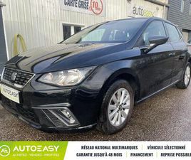 SEAT IBIZA V 1.0 ECOTSI 95CH XCELLENCE / APPLE CARPLAY / RADAR AV ET AR / JNT ALU 15 12490 EUROS
