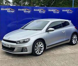 VOLKSWAGEN SCIROCCO 2016 VOLKSWAGEN SCIROCCO 2.0 TDI 184 BLUEMOTION TECH GT 3DR COUPE DIESEL MANUAL