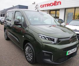 CITROEN BERLINGO E-BERLINGO 52KWH PLUS M AUTO 5DR (7.4KW CHARGER)