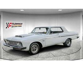 1963 PLYMOUTH BELVEDERE BLANC AUTOMATIQUE, 3 VITESSES CON...
