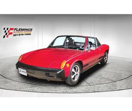 1975 PORSCHE 914 ROUGE MANUEL, 5 VITESSES CONDUITE À GAUC...
