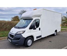 PEUGEOT BOXER 2.2 BLUEHDI 335 BUILT FOR BUSINESS LOW FLOOR LUTON 4DR DIESEL MANUAL L3 EURO 6 (START/STOP) (140 PS)