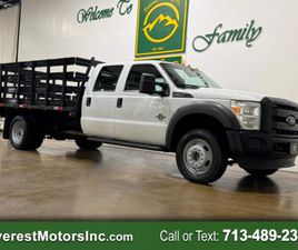 2016 FORD F-550 XL 4X2 CREW CAB 11FT STAKE BED 6.7L DIESEL 1OWNER