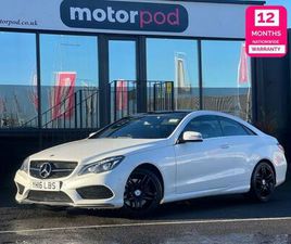 MERCEDES CLASSE E COUPE E 400 2016 MERCEDES-BENZ E CLASS 3.5 E400 V6 AMG LINE EDITION COUPE 2DR PETROL G-TRONIC+ EURO 6 (START/STOP) (...