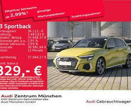 AUDI A3 S3 TFSI S TRONIC PANO/VIRTUAL/NAVI