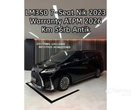 LEXUS LM LM 350H 2023 LEXUS LM 350 3.5 7 SEATER MPV
