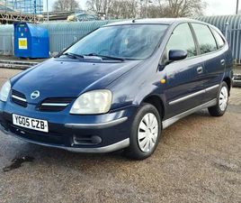 NISSAN ALMERA TINO 2005 NISSAN ALMERA TINO 1.8 S MPV 5DR PETROL MANUAL (183 G/KM 114 BHP) PETROL