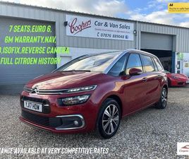 CITROEN C4 GRAND PICASSO CITROEN GRAND C4 PICASSO 1.6 BLUEHDI FLAIR MPV 5DR DIESEL MANUAL EURO 6 (START/STOP) (120 PS)