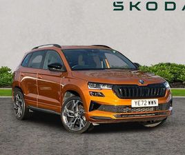 SKODA KAROQ SKODA KAROQ 1.5 TSI SPORTLINE 5DR DSG SUV 2022, 11054 MILES, £23995 - 33002125 - EXCHANGEANDMART.CO.UK