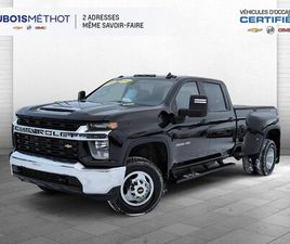CHEVROLET SILVERADO 3500HD CREW CAB LT, 3500 DURAMAX DIESEL V8 6.6L DOUBLE ROUE !