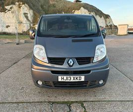 2013 RENAULT TRAFIC PASSENGER SPORT BUS SWB - NEW YEARS MOT - 9 SEATS - REAR PARKING SENSORS
