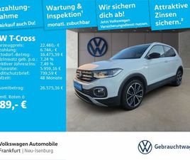 T-CROSS 1.5 TSI DSG STYLE NAVI SITZHEIZUNG DAB+