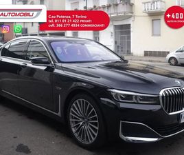 SERIE 7 (G11/G12) BMW SERIE 7 745LE XDRIVE TETTO PANORAMICO EXPORT NETTO PRICE UNICOPROPRIETARIO