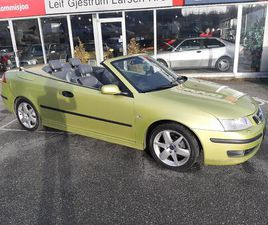 SAAB 9-3 CABRIOLET VECTOR CABRIOLET 2,0 TURBO 150 HK, AUT++