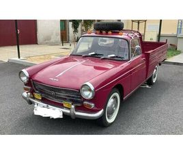 1969 PEUGEOT 404 ROUGE FONCÉ MANUEL, 4 VITESSES CONDUITE...