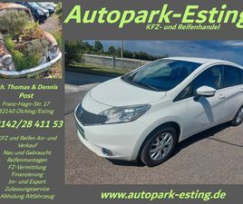 NISSAN NOTE NISSAN NOTE ACENTA 1,2 KLIMANAVIKAMERA360TEMP...