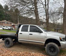2006 DODGE RAM 2500 QUAD CAB SLT 6 FT FLATBED WITH 5TH WHEEL