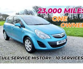 2011 VAUXHALL CORSA 1.4 EXCLUSIV 5DR [AC] HATCHBACK PETROL MANUAL