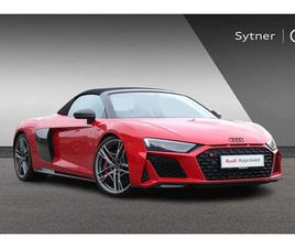 AUDI R8 5.2 FSI V10 QUATTRO PERFORMANCE ED 2DR S TRONIC CONVERTIBLE 2024, 6001 MILES, £142500 - 33004004 - EXCHANGEANDMART.CO.UK