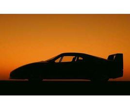 1992 FERRARI F40 ROUGE MANUEL CONDUITE À DROITE IN ROYAUM...