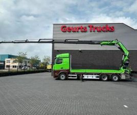 MERCEDES ACTROS MERCEDES-BENZ ACTROS 2545 6X2 OPENLAADBAK MET FASSI F545RA.2 — VRACHTWAGENS — MARKTPLAATS
